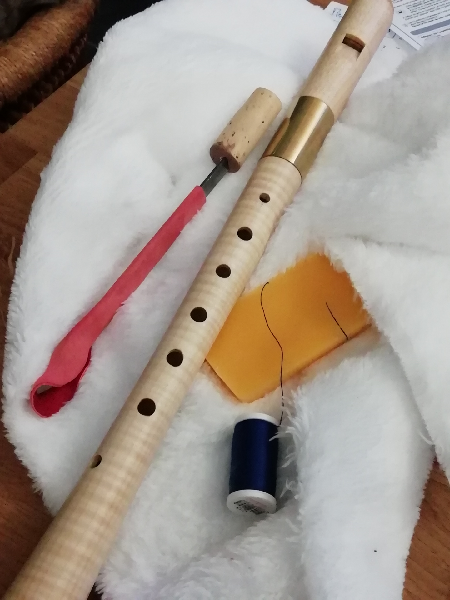 Première flûte: Ganassi alto en érable