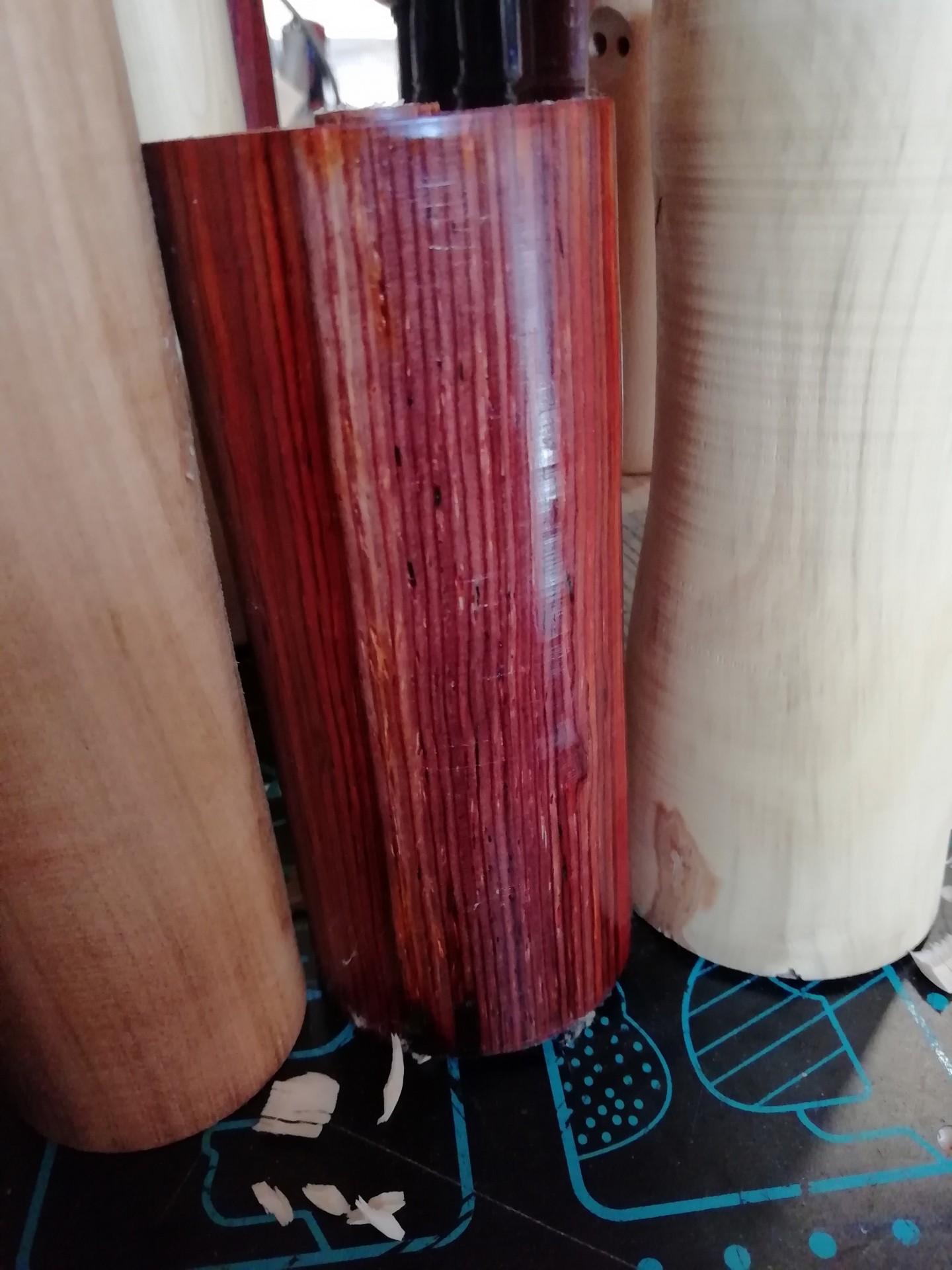 Poirier, cocobolo et buis